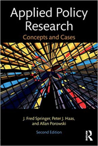 Image of Applied policy research:concepts and cases/ Haas.J