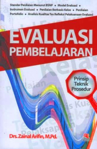 Image of Evaluasi pembelajaran / Zainal Arifin