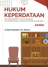 Image of Hukum keperdataan: dalam perspektif hukum nasional KUH perdata BW hukum islam dan hukum adat/ Zaeni Asyhadie