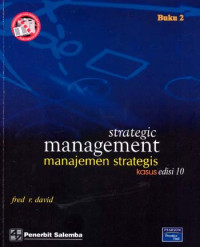 Image of Strategic management = manajemen strategis:konsep/ Fred R.David