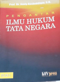 Image of Pengantar ilmu hukum tata negara/ Jimly Asshiddiqie