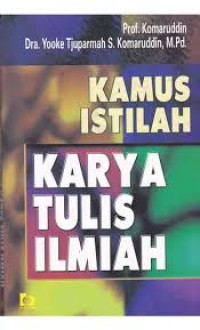 Image of Kamus istilah karya tulis/Komaruddin