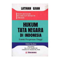 Image of Latihan ujian hukum tata negara di Indonesia (edisi kedua)/Kansil