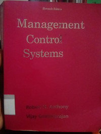 Image of Management control system/ Robert N.Anthony Dan Vijay Govindarajan