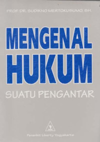 Image of Mengenal hukum:suatu pengantar/ Sudikno Mertokusumo