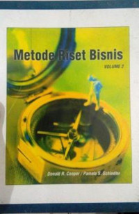 Image of Metode riset bisnis Vol.1/Donald R Cooper