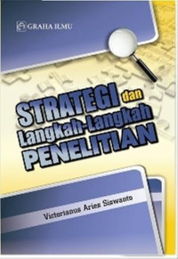 Image of Strategi dan langkah-langkah penelitian/Victorianus Aries Siswanto