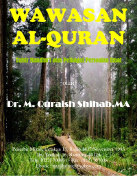 Image of Wawasan Alquran:tafsir maudhui atas pelbagai persoalan umat/Quraish Shihab