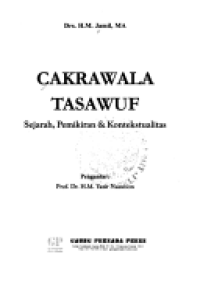 Image of Cakrawala Tasawuf:Sejarah Pemikiran dan Kontekstualitas / Jamil