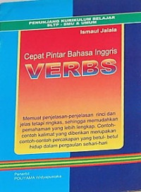 Image of Cepat pintar bahasa inggris verbs/Ismaul Jalala