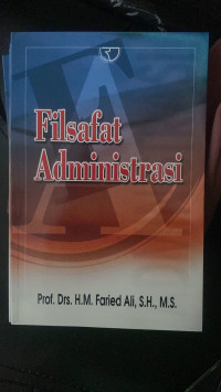 Image of Filsafat adminitrasi/Faried dli