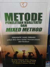Image of Metode penelitian kualitatif dan mixed method
