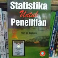 Image of Statistika untuk penelitian/ Sugiyono