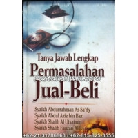 Image of Tanya Jawab lengkap permasalahan jual beli/Syaikh Abdurrahman