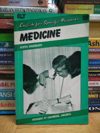 Image of English for specific purposes:medicine/ Sofia Hasibuan