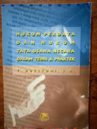 Image of Hukum perdata dan hukum tata usaha negara dalam teori dan praktek/ T.Boestomi