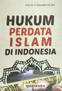 Image of Hukum perdata islam di indonesia/Zainuddin Ali
