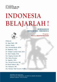 Image of Indonesia belajarlah !: membangun pendidikan Indonesia / Agus Salim