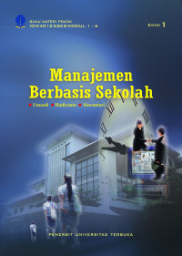 Image of Manajeman berbasis sekolah / Umaedi;Hadiyanto;Siswantari