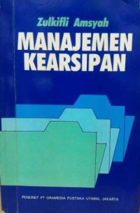 Image of Manajemen kearsipan / Zulkifli Amsyah