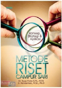Image of Metode riset campur sari: konsep strategi dan aplikasi/Nusa Putra;Hendarman