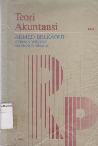 Image of Teori akuntansi jilid 1:accounting theory second edition/ Ahmed Belkaoui